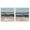 Stupell Industries Summer Waves Abstract 2pc Framed Giclee Wall Art Set Design by Ethan Harper